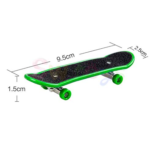 CAOREN Mini Skateboard, 2PCS Finger Board Tech Truck Mini Skateboards Alloy Stent Party Favors Gift