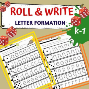 roll & write letter formation k-1