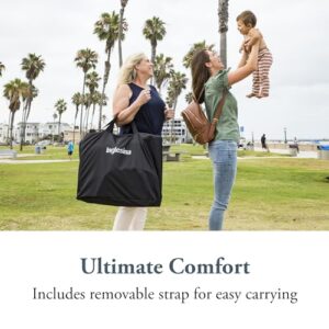 Inglesina Quid Stroller Carry Bag, Black - Designed for Quid Stroller - Includes Removable Strap for Easy Transport - BPA Free