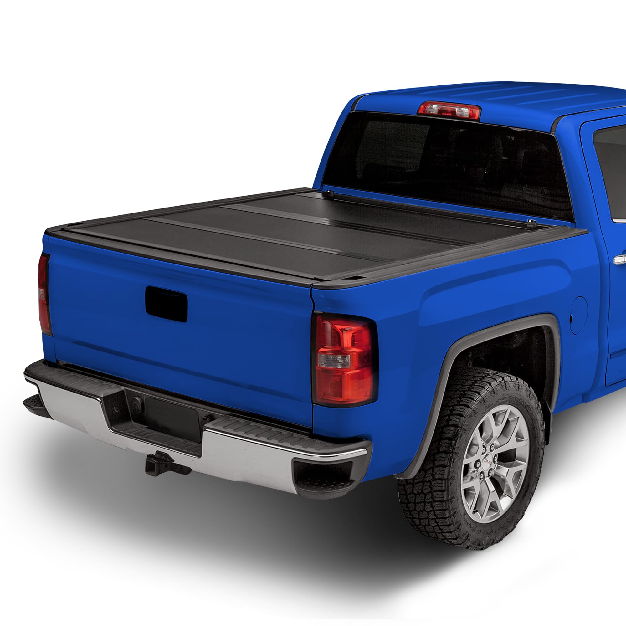 Armordillo USA 7162174 CoveRex TFX Series Low Profile Hard Tri-Fold Truck Bed Tonneau Cover Fits 2014-2018 Chevy Silverado/GMC Sierra 1500 5.8 Ft (68") Short Bed