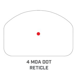 Bushnell RXS100 Reflex Sight, Red Dot Sight with 4 MOA and 8 Brightness Settings, Durable with Long Battery Life