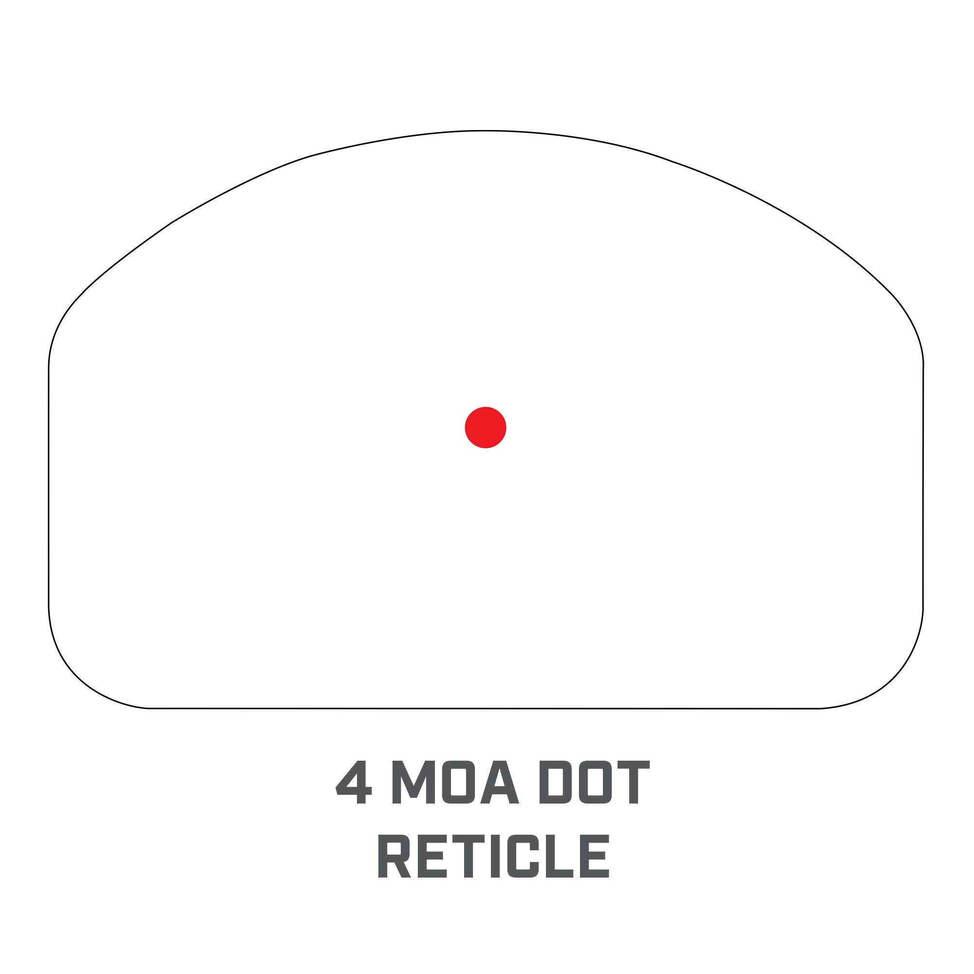 Bushnell RXS100 Reflex Sight, Red Dot Sight with 4 MOA and 8 Brightness Settings, Durable with Long Battery Life