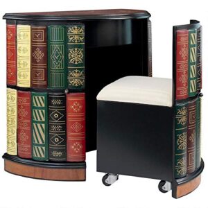 design toscano nettlestone library console desk, full color