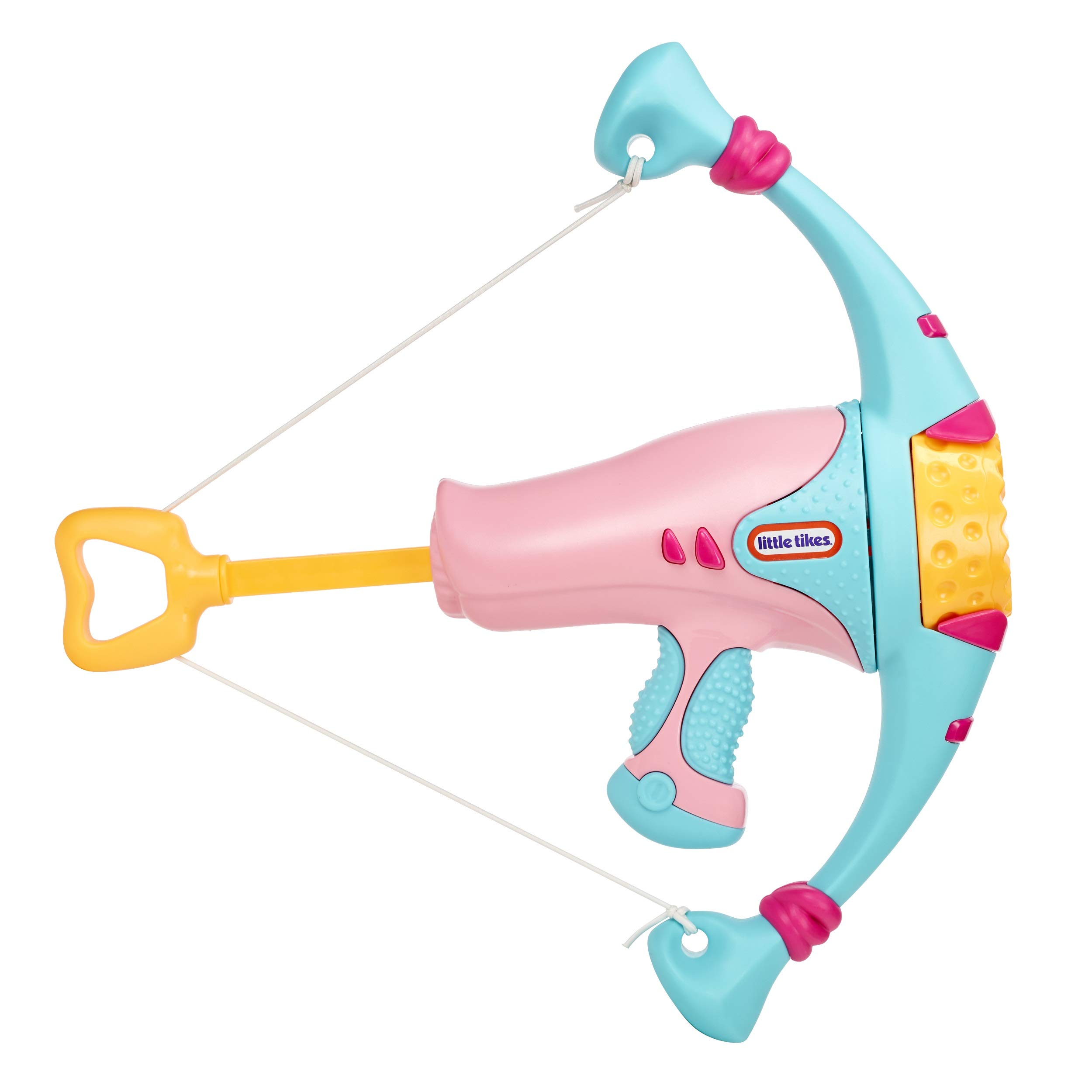 Little Tikes Mighty Blasters Power Bow Pink Toy Blaster with 4 Soft Power Pods for Kids Ages 3 Years and Up