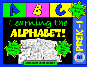 learning the alphabet prek-1st grade