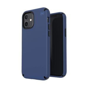 Speck iPhone 12 Case - Drop Protection Fits iPhone 12 Pro Case & iPhone 12 Phones - Scratch Resistant, Slim Design, Compatible Wireless Charging - Coastal Blue, Black, Storm Blue Presidio2 PRO