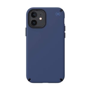 Speck iPhone 12 Case - Drop Protection Fits iPhone 12 Pro Case & iPhone 12 Phones - Scratch Resistant, Slim Design, Compatible Wireless Charging - Coastal Blue, Black, Storm Blue Presidio2 PRO