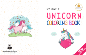 my lovely unicorn coloring book - 100 unique pages - made by teacher