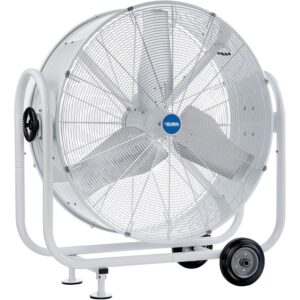 global industrial outdoor rated 36" mobile tilt drum blower fan, 12241 cfm, 1/2 hp