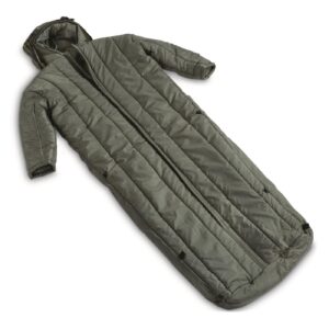 guide gear sportsman’s sleeping bag with arms for adults cold weather, hunting, camping, hiking accessories green