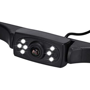 backup camera for car rear view, lychee hd night vision reversing camera 7 led waterproof 120° wide view