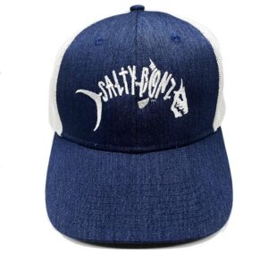 salty bonz low-profile snapback baseball cap perfect for, fishing & outdoors.