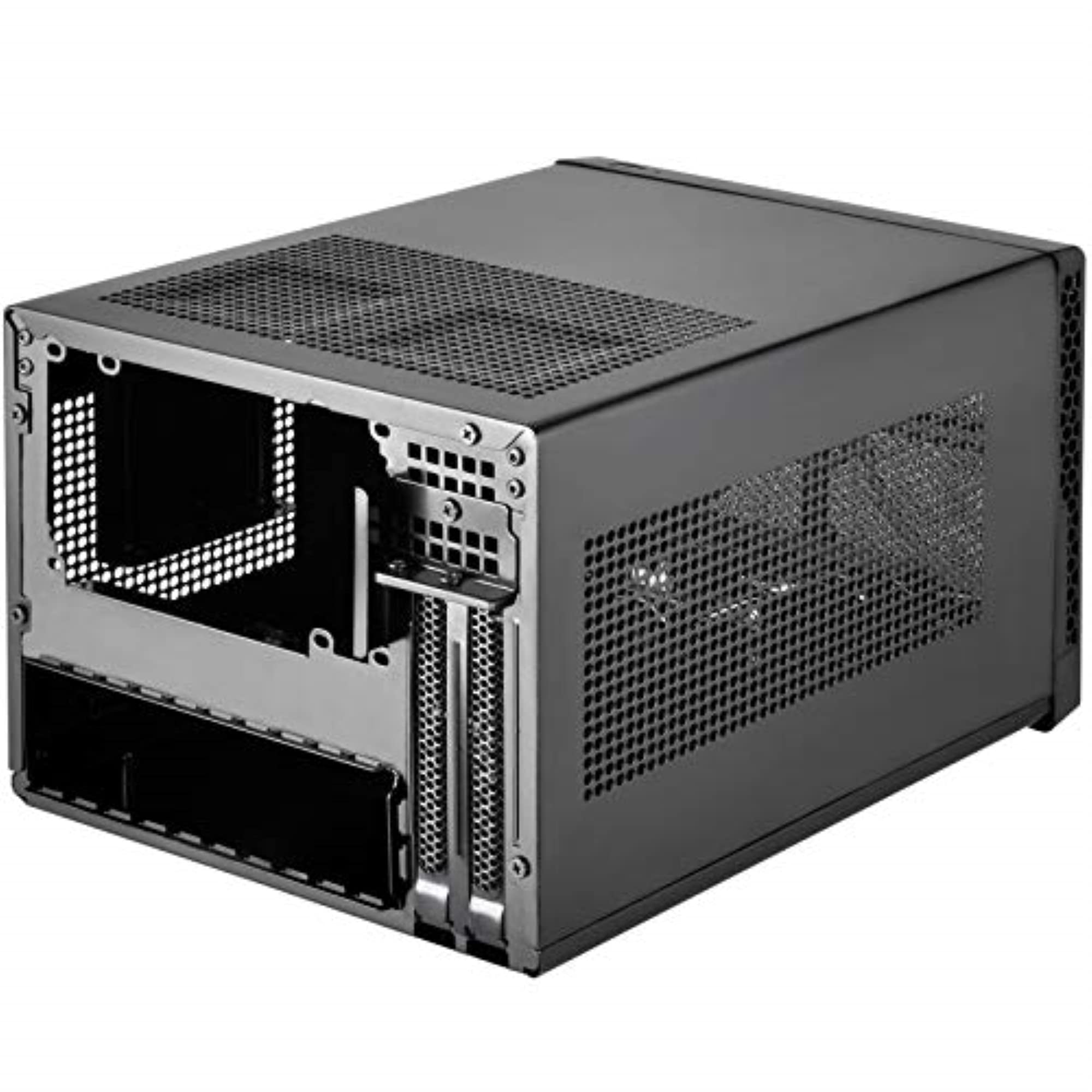 SilverStone Technology SUGO SG13, Type-C Port, Ultra Compact Mini-ITX Computer Case with Mesh Front Panel, Black, SST-SG13B-C