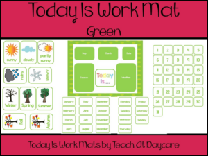 printable green today is work mat