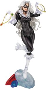 marvel's black cat (steals your heart version) bishoujo statue, multicolor