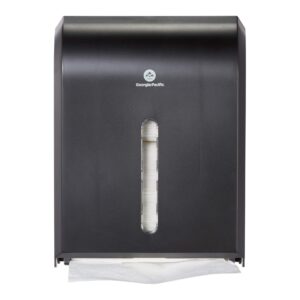 georgia-pacific combi-fold paper towel dispenser, black