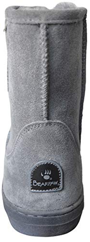 BEARPAW Men's Patriot Snow Boot, Charcoal, 10.5 M US