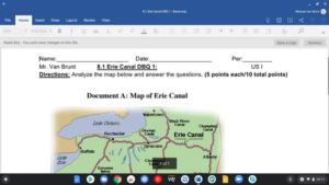erie canal dbq