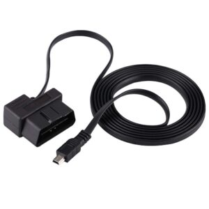 OBD2 USB Cable 16pin Car Diagnostic Extension Adapter to Mini USB Cable, 180cm