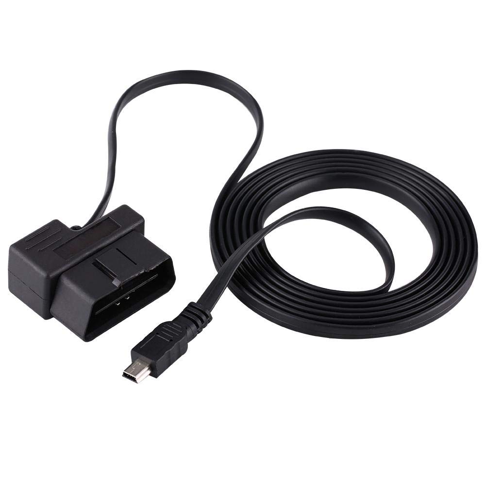 OBD2 USB Cable 16pin Car Diagnostic Extension Adapter to Mini USB Cable, 180cm