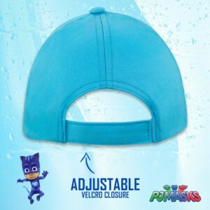 PJ Masks Catboy, Gekko and Owlette Toddler Baseball Cap (2-4T, Light-Blue)