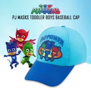 PJ Masks Catboy, Gekko and Owlette Toddler Baseball Cap (2-4T, Light-Blue)