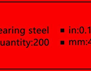 FKG 4mm Bearing Balls 200 Qty