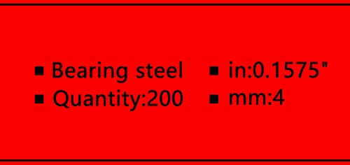 FKG 4mm Bearing Balls 200 Qty