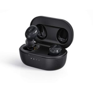 fiio wireless earbuds bluetooth 5.0 tws+ supports aptx/sbc/aac 21 hours playtime cvc 8.0 noise cancelling pumping bass fw1