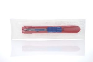 deroyal d4511 safety scalpel, size #11, sterile, pack of 50