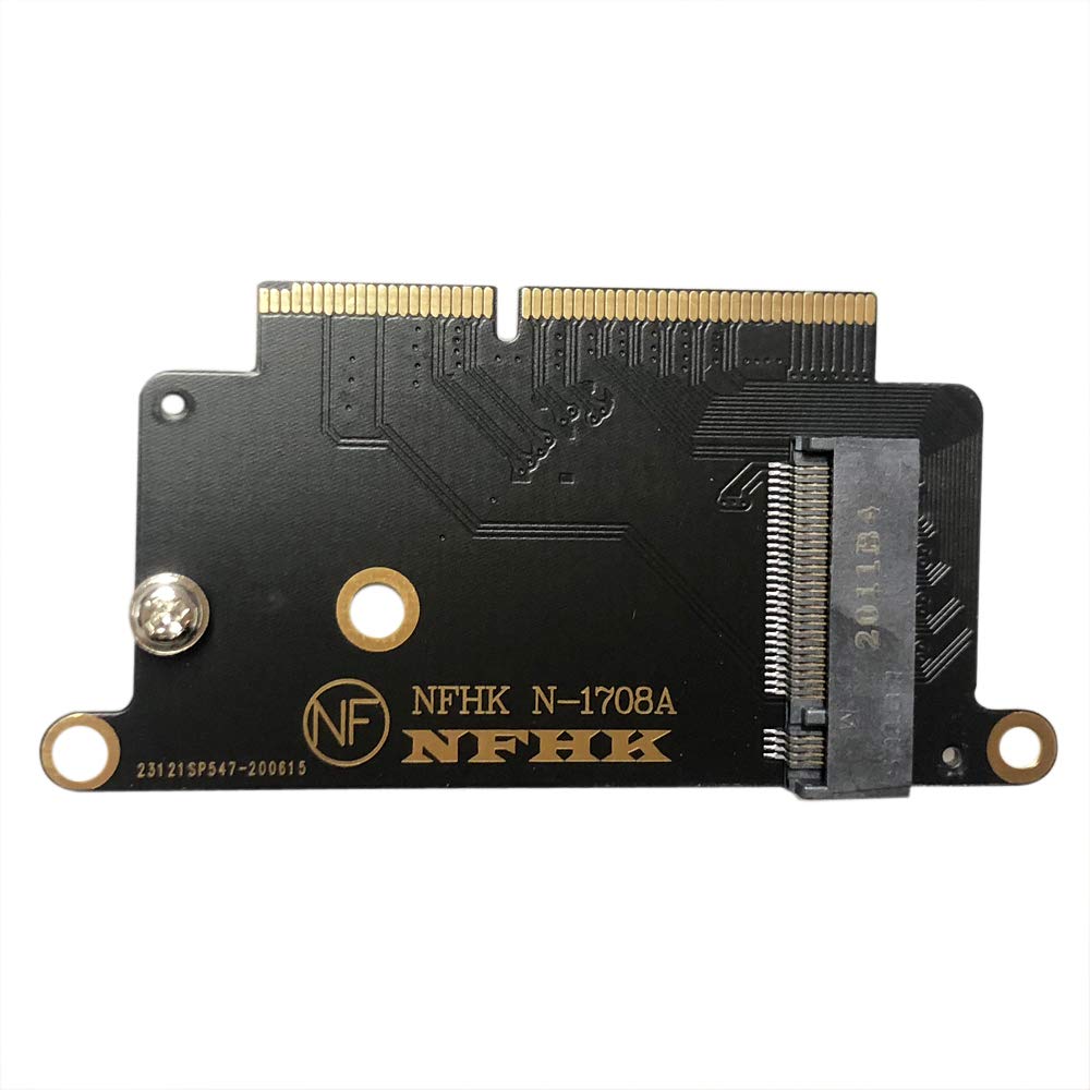 Zahara NVMe M.2 NGFF SSD Adapter Card Replacement for Book Pro A1708 2016 2017 13"