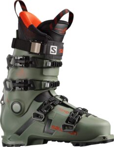 salomon shift pro 130 at mens ski boots oil green/black/orange sz 11/11.5 (29/29.5)
