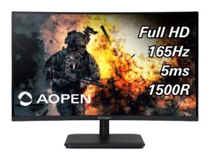 aopen by acer 27hc5r pbiipx 27" 1500r curved full hd (1920 x 1080) va gaming monitor with amd radeon freesyn