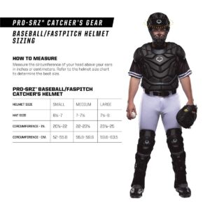 EvoShield Pro-Srz™ Catcher's Helmet - Black, Small