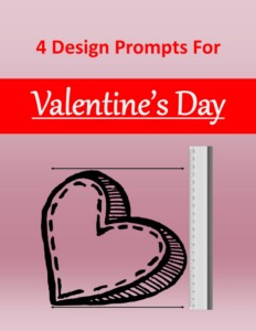 valentine's day design prompt 4 pack doc - distance learning activity for international baccalaureate myp program