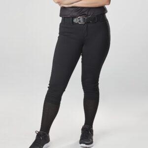 EvoShield Women's Standard Standout Fastpitch High Rise Pant, Black, Small