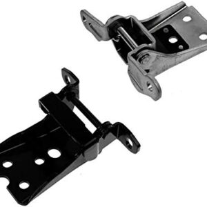 Marketplace Auto Parts Left Driver Side Door Hinge Set 2 Piece Set - Compatible with 1980-1997 Ford F350