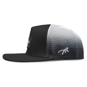 grace folly trucker hat for men & women. snapback mesh caps (one size, black with fade)