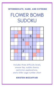 flower bomb sudoku (intermediate, hard, advanced)