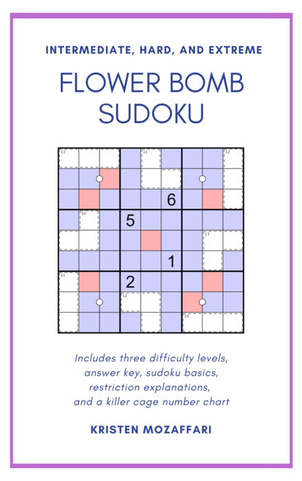 Flower Bomb Sudoku (Intermediate, Hard, Advanced)