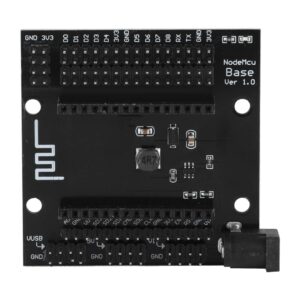 125 NodeMcu Base ESP8266 Testing DIY Board, NodeMcu ESP8266 WiFi Development Plate Base for V3 NodeMcu Lua WiFi Development Board