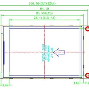 Ferwooh Nextion 3.5'' Display NX4832T035 Resistive Touch Screen HMI TFT Smart Module LCD