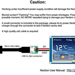 Ferwooh Nextion 3.5'' Display NX4832T035 Resistive Touch Screen HMI TFT Smart Module LCD