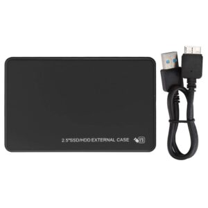 liyeehao mobile hard drive, hdd box, abs material high-speed usb 3.0 interface for windows7/xp/vista 2.5-inch hard drives(black)