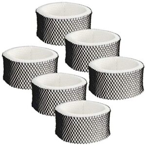 6 pack replacement filters compatible with holmes & sunbeam humidifier filter a,hwf62 hwf62cs hwf62d