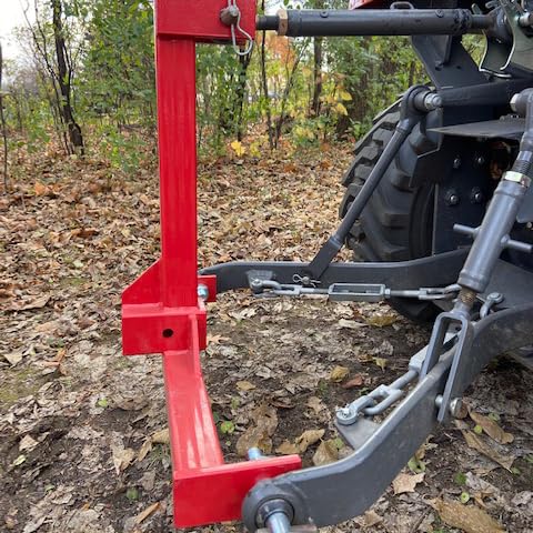 HECASA 3 Point 2 inch Trailer Hitch Receiver Drawbar for Category 1 Tractors