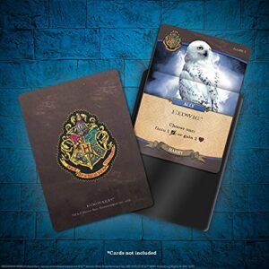 Harry Potter Hogwarts Battle Card Sleeves | 160 Card Protector Sleeves for Hogwarts Cards from Harry Potter Deckbuilding Games | Cardsleeve Back Artwork Featuring Hogwarts Crest