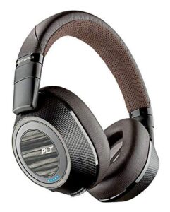 plantronics wireless noise cancelling backbeat, headphones, black and tan, pro 2 (renewed)