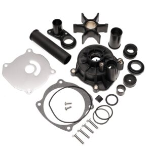 water pump repair kit with housing for johnson evinrude v4 v6 v8 75-250hp boat outboard motor part replace 5001595 435929 18-3315-2