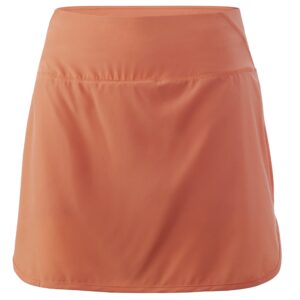 huk women's icon x performance skort +30 upf sun protection, fusion coral, large